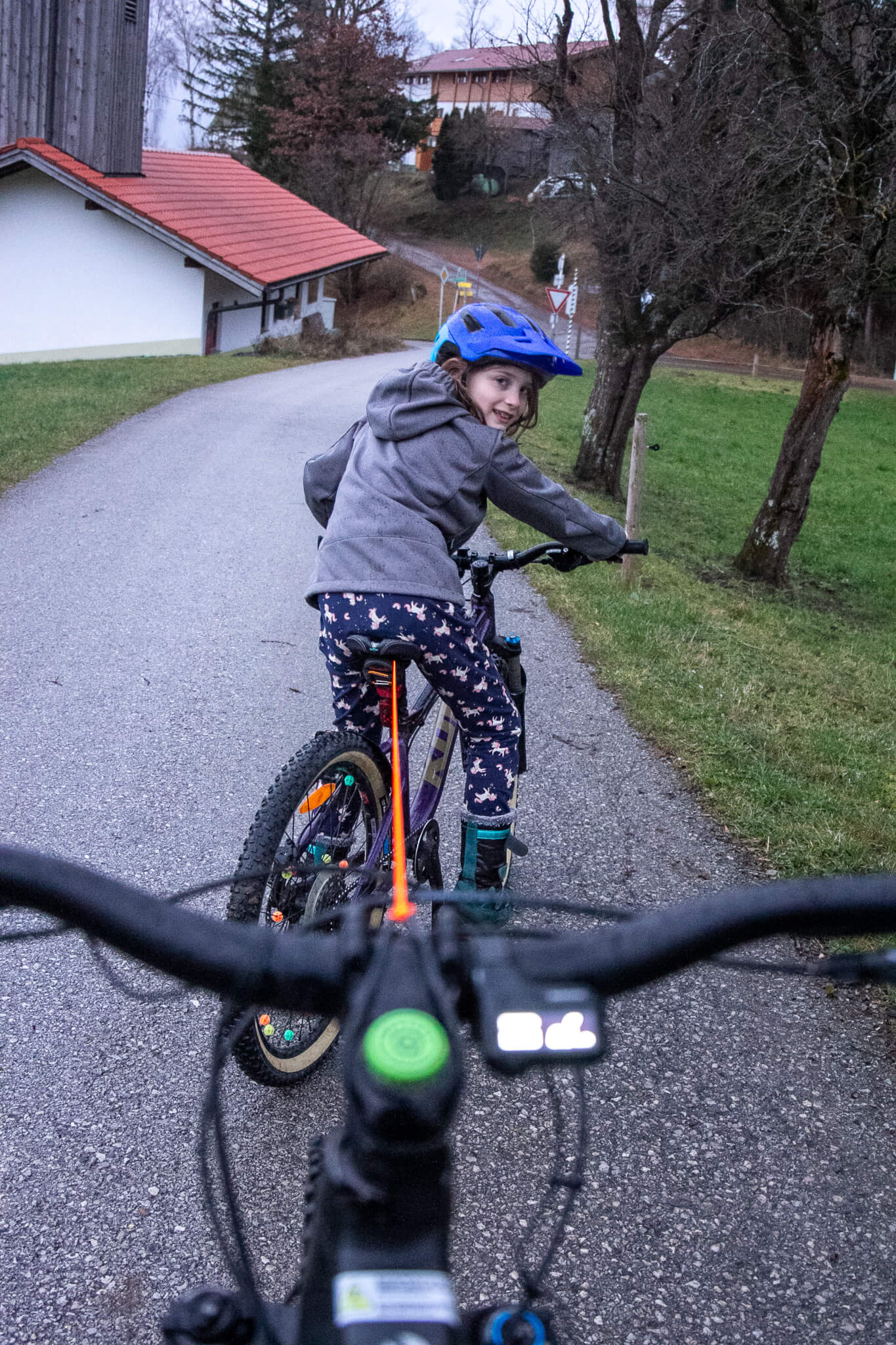 Fahrrad Zugsystem für die Kinder